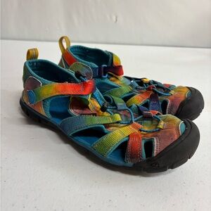 Keen Newport Tie Dye Waterproof Youth Sandals Youth Size 4